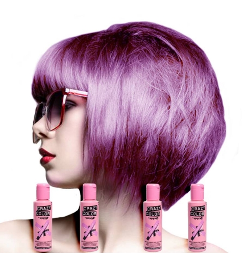 Crazy Color Semi Permanent Hair Color Lavender no 54 100ml