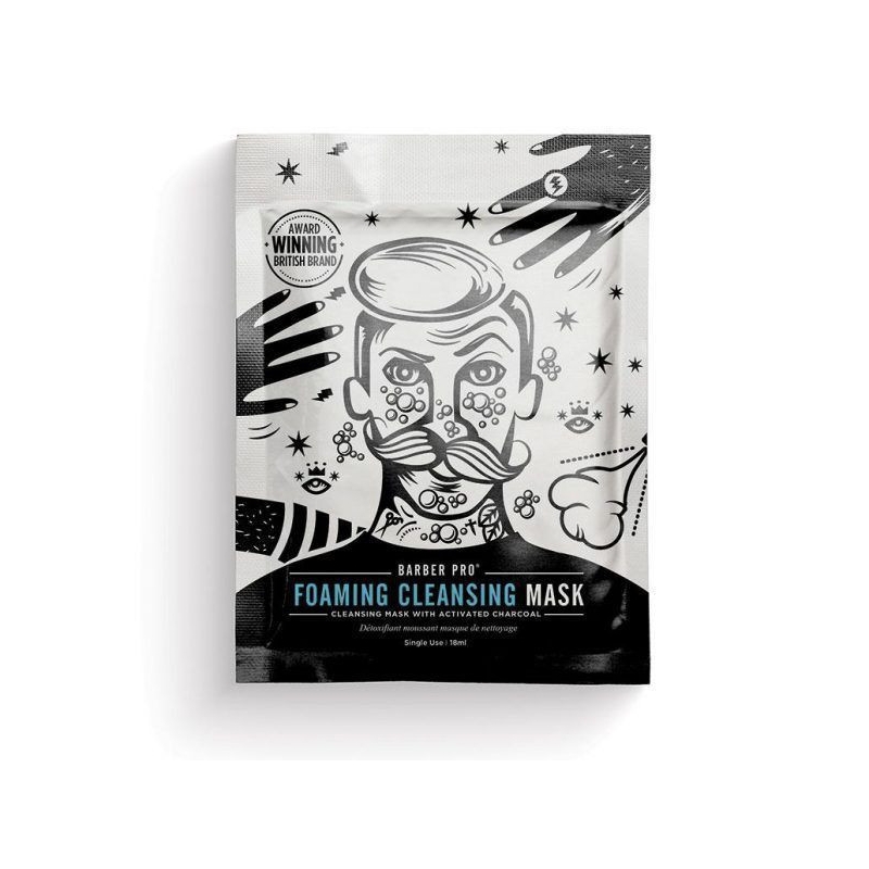 Barber Pro Foaming Cleansing Mask (bubbling...