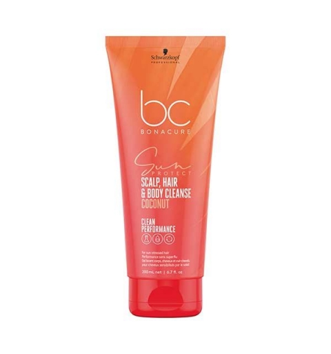 Schwarzkopf Professional Bonacure Sun Protect 3-in-1 Scalp, Hair & Body Cleanse 200ml