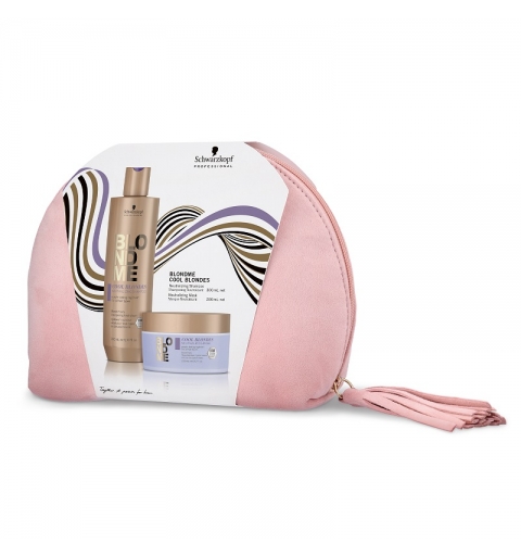 Schwarzkopf Professional BlondMe All Blondes Cool Gift Bag (Shampoo 300ml & Mask 200ml)