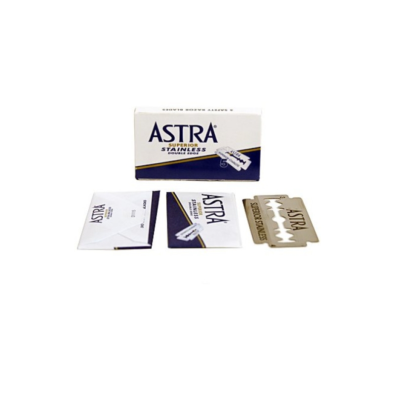 Astra by Gillette Superior Stainless Blades 5pcs