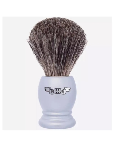 Plisson Shaving Brush Essential Artic Grey with...