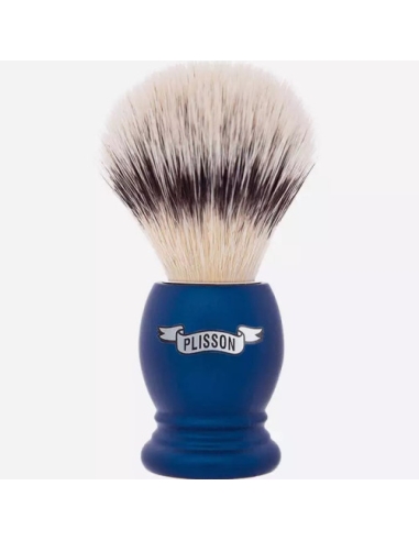 Plisson Shaving Brush Essential Night Blue with...