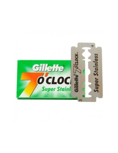Gillette 7 o clock Super Stainless Blades 5pcs