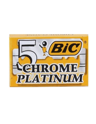 Bic Chrome Platinum Double Edge Blades 5pcs