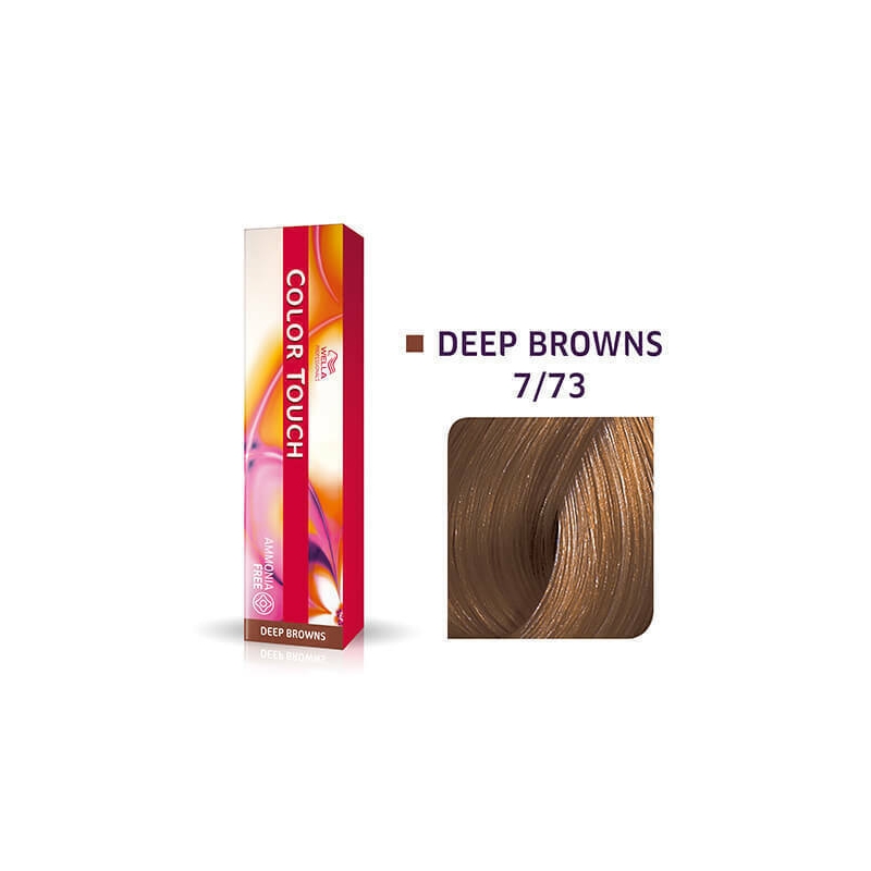 Wella Color Touch Deep Browns 7/73 Ξανθό Καφέ Χρυσό 60ml